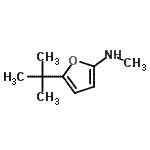 CAS#: 639465-49-9， N-Methyl-5-(2-methyl-2-propanyl)-2-furanamine