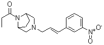 CAS#: 63990-46-5， 1-[3-[3-(3-Nitrophenyl)-2-Propen-1-Yl]-3,8-Diazabicyclo[3.2.1]Oct-8-Yl]-1-Propanone