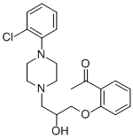CAS#: 63990-66-9， 2'-[3-[4-(2-Chlorophenyl)Piperazino]-2-Hydroxypropoxy]Acetophenone