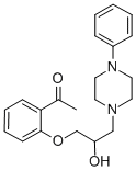 CAS#: 63990-85-2， 2'-[2-Hydroxy-3-(4-Phenylpiperazino)Propoxy]Acetophenone