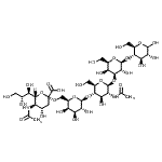 CAS#: 64003-55-0， (6R)-5-Acetamido-3,5-dideoxy-6-[(1R,2R)-1,2,3-trihydroxypropyl]-beta-L-threo-hex-2-ulopyranonosyl-(2->6)-beta-D-galactopyranosyl-(1->4)-2-acetamido-2-deoxy-beta-D-glucopyranosyl-(1->3)-beta-D-galactopyranosyl-(1->4)-D-glucopyranose