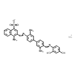 CAS#: 6405-98-7， Sodium 4-Amino-3-({4'-[(2,4-Dihydroxyphenyl)Diazenyl]-3,3'-Dimethyl-4-Biphenylyl}Diazenyl)-1-Naphthalenesulfonate
