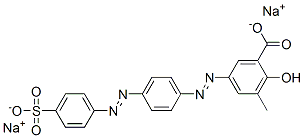 CAS#: 6406-37-7， Disodium 3-Methyl-5-[[4-[(4-Sulphonatophenyl)Azo]Phenyl]Azo]Salicylate