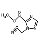 CAS#: 64074-24-4， Methyl 1-(cyanomethyl)-1H-1,2,4-triazole-5-carboxylate