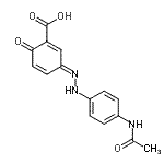 CAS#: 6408-39-5， (3E)-3-[(4-Acetamidophenyl)Hydrazono]-6-Oxo-1,4-Cyclohexadiene-1-Carboxylic Acid