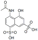 CAS 登录号：6409-21-8， 4-(乙酰氨基)-5-羟基萘-1,7-二磺酸