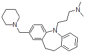 CAS#: 64097-63-8， 10,11-Dihydro-N,N-Dimethyl-2-(1-Piperidinylmethyl)-5H-Dibenz[b,f]Azepine-5-Propan-1-Amine