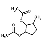 CAS#: 64137-26-4， 3-Methyl-1,2-cyclopentanediyl diacetate