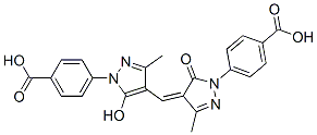 CAS 登录号：64137-48-0， 4-[4-[[1-(4-羧基苯基)-1,5-二氢-3-甲基-5-氧代-4H-吡唑-4-亚基]甲基]-5-羟基-3-甲基-1H-吡唑-1-基]苯甲酸