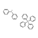 结构式 CAS# 64146-77-6, 二苯基碘鎓四苯基硼酸酯(1-)