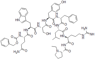 CAS#: 64153-06-6， Gln(1)-Des-His(2)-Phe(6)-N-Et-ProNH2(9)-Lhrh