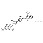CAS#: 6420-09-3， Trisodium 5-Amino-4-Hydroxy-3-({4'-[(1-Hydroxy-4-Sulfonato-2-Naphthyl)Diazenyl]-3,3'-Dimethyl-4-Biphenylyl}Diazenyl)-2,7-Naphthalenedisulfonate