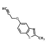 CAS 登录号：64225-41-8， 2-甲基-5-(2-丙炔-1-基氧基)-1,3-苯并噻唑