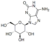 CAS#: 64283-15-4， 6-Amino-9-beta-D-Glucopyranosyl-1,9-Dihydro-2H-Purin-2-One