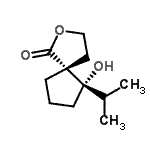 CAS#: 643754-20-5， (5R,6S)-6-Hydroxy-6-isopropyl-2-oxaspiro[4.4]nonan-1-one