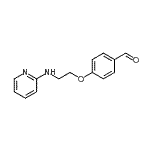 CAS 登录号：643764-87-8， 4-[2-(2-吡啶基氨基)乙氧基]苯甲醛