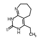 CAS 登录号：644950-96-9， 4-乙基-1,3,5,6,7,8-六氢-2H-嘧啶并[4,5-b]氮杂卓-2-硫酮