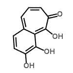 CAS#: 64782-84-9， 3,4,5-Trihydroxy-6H-benzo[7]annulen-6-one