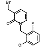 CAS#: 647825-28-3， 3-(Bromomethyl)-1-(2-chloro-6-fluorobenzyl)-2(1H)-pyridinone