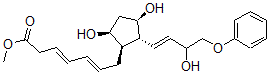 CAS#: 64812-77-7， (3E,5E)-7-[(1R)-3alpha,5alpha-Dihydroxy-2beta-[(E,R)-4-Phenoxy-3-Hydroxy-1-Butenyl]Cyclopentan-1alpha-Yl]-3,5-Heptadienoic Acid Methyl Ester