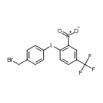 CAS#: 650615-78-4， 1-{[4-(Bromomethyl)phenyl]sulfanyl}-2-nitro-4-(trifluoromethyl)benzene