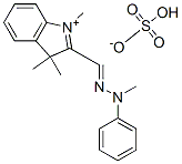 CAS#: 65121-73-5， 1,3,3-Trimethyl-2-[(Methylphenylhydrazono)Methyl]-3H-Indolium Hydrogen Sulphate