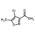 CAS 登录号：651355-11-2， 1-(4-氯-5-甲基-1,2-恶唑-3-基)乙酮