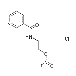CAS 登录号：65141-45-9， 2-[(3-吡啶基羰基)氨基]乙基硝酸盐盐酸盐(1:1)