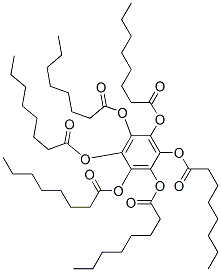 CAS#: 65201-71-0， (2,3,4,5,6-Pentaoctanoyloxyphenyl) Octanoate