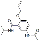 CAS#: 6525-21-9， 5-(Acetylamino)-2-(Allyloxy)-N-Isopropylbenzamide