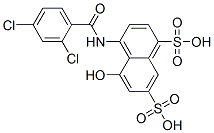 CAS#: 6528-49-0， 4-[(2,4-Dichlorobenzoyl)Amino]-5-Hydroxynaphthalene-1,7-Disulphonic Acid