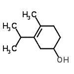 CAS 登录号：654053-64-2， 3-异丙基-4-甲基-3-环己烯-1-醇