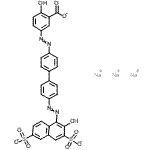 CAS 登录号：6548-26-1， 三钠2-羟基-5-({4'-[(2-羟基-3,6-二磺酸-1-萘基)偶氮]-4-联苯基}偶氮)苯甲酸酯