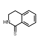 结构式 CAS# 6552-60-9, 3,4-二氢-1(2H)-异喹啉硫酮