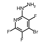CAS#: 65717-66-0， 4-Bromo-2,3,5-trifluoro-6-hydrazinopyridine