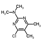 CAS 登录号：65735-58-2， 4-氯-N,N,5,6-四甲基-2-嘧啶胺
