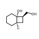 CAS#: 657428-65-4， (1S,6R,8R)-8-(Hydroxymethyl)bicyclo[4.2.0]octan-1-ol