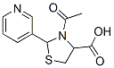 CAS 登录号：65897-42-9， 3-乙酰基-2-吡啶-3-基噻唑烷-4-羧酸