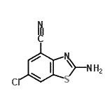 CAS#: 65948-26-7， 2-Amino-6-chloro-1,3-benzothiazole-4-carbonitrile