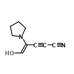 CAS 登录号：659736-24-0， (4Z)-5-羟基-4-(1-吡咯烷基)-4-戊烯-2-炔腈