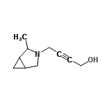 CAS 登录号：659736-83-1， 4-(2-甲基-3-氮杂双环[3.1.0]己-3-基)-2-丁炔-1-醇