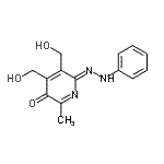 CAS#: 6600-90-4， (6Z)-4,5-Bis(Hydroxymethyl)-2-Methyl-6-(Phenylhydrazono)-3(6H)-Pyridinone