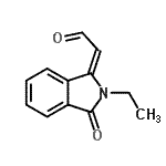 CAS 登录号：660391-87-7， (2E)-(2-乙基-3-氧代-2,3-二氢-1H-异吲哚-1-亚基)乙醛