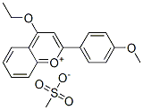 CAS 登录号：66142-20-9， 4-乙氧基-2-(4-甲氧基苯基)-1-苯并吡喃鎓甲磺酸盐