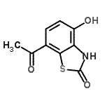 CAS 登录号：662111-33-3， 7-乙酰基-4-羟基-1,3-苯并噻唑-2(3H)-酮