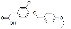CAS#: 6622-23-7， 2-[3-Chloro-4-[(4-Propan-2-Yloxyphenyl)Methoxy]Phenyl]Acetic Acid