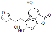 CAS#: 66302-50-9， (1R,10aR)-7-[(S)-2-(3-Furyl)-2-Hydroxyethyl]-6,6abeta,7,8-Tetrahydro-5beta,8alpha-Dihydroxy-11-Methylene-1beta,7beta-Ethanofuro[3,4-I][2]Benzopyran-3(5H)-One