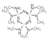 CAS 登录号：6633-79-0， 2,4,6-三(二甲基氨基)-2,2,4,4,6,6-六氢-2,4,6-三(甲基氨基)环三磷腈