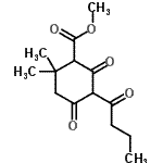 CAS#: 66421-41-8， Methyl 5-butyryl-2,2-dimethyl-4,6-dioxocyclohexanecarboxylate