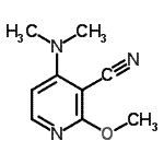 CAS 登录号：664347-35-7， 4-(二甲基氨基)-2-甲氧基烟腈